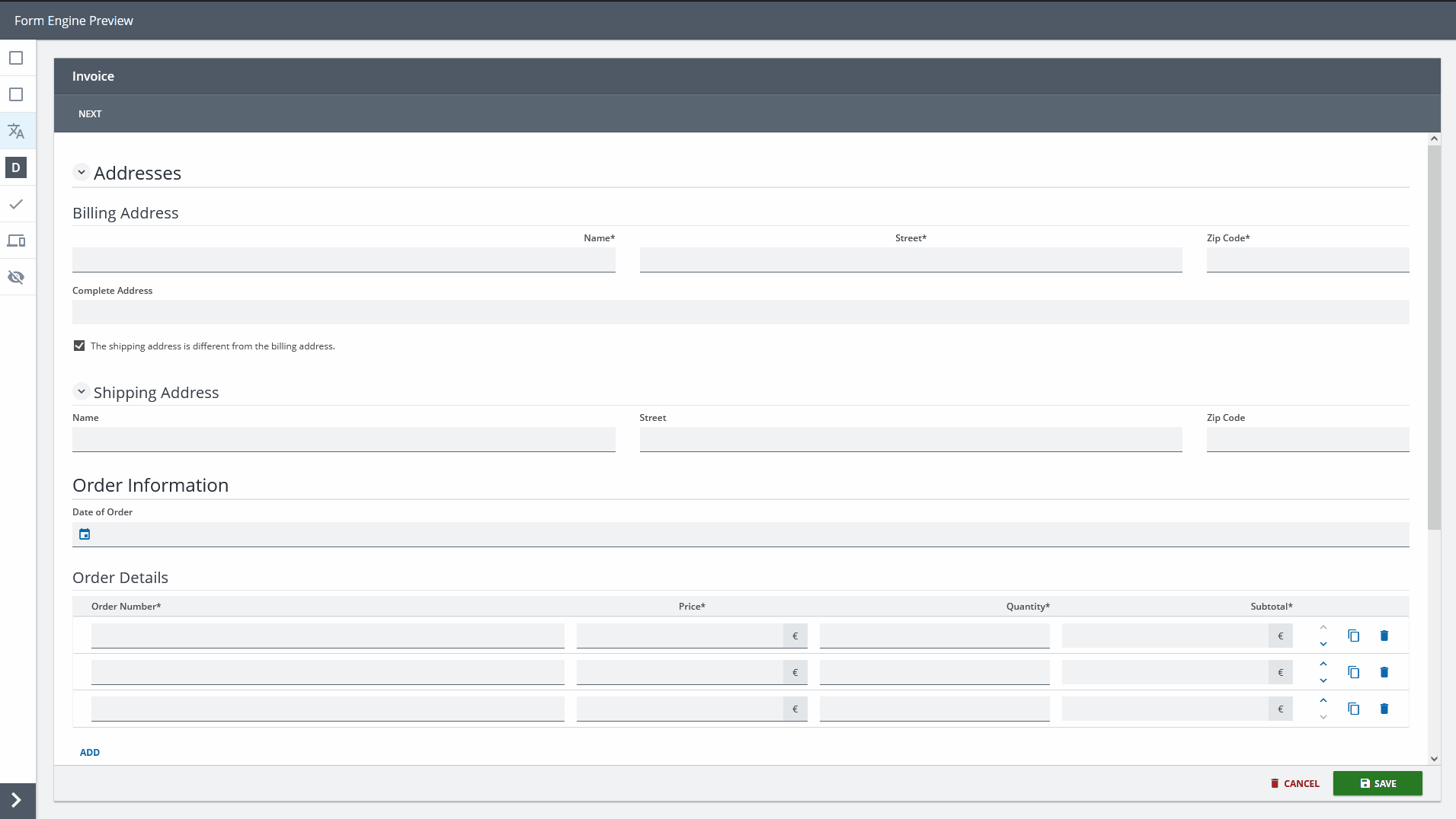 Dependent Helper Classes
