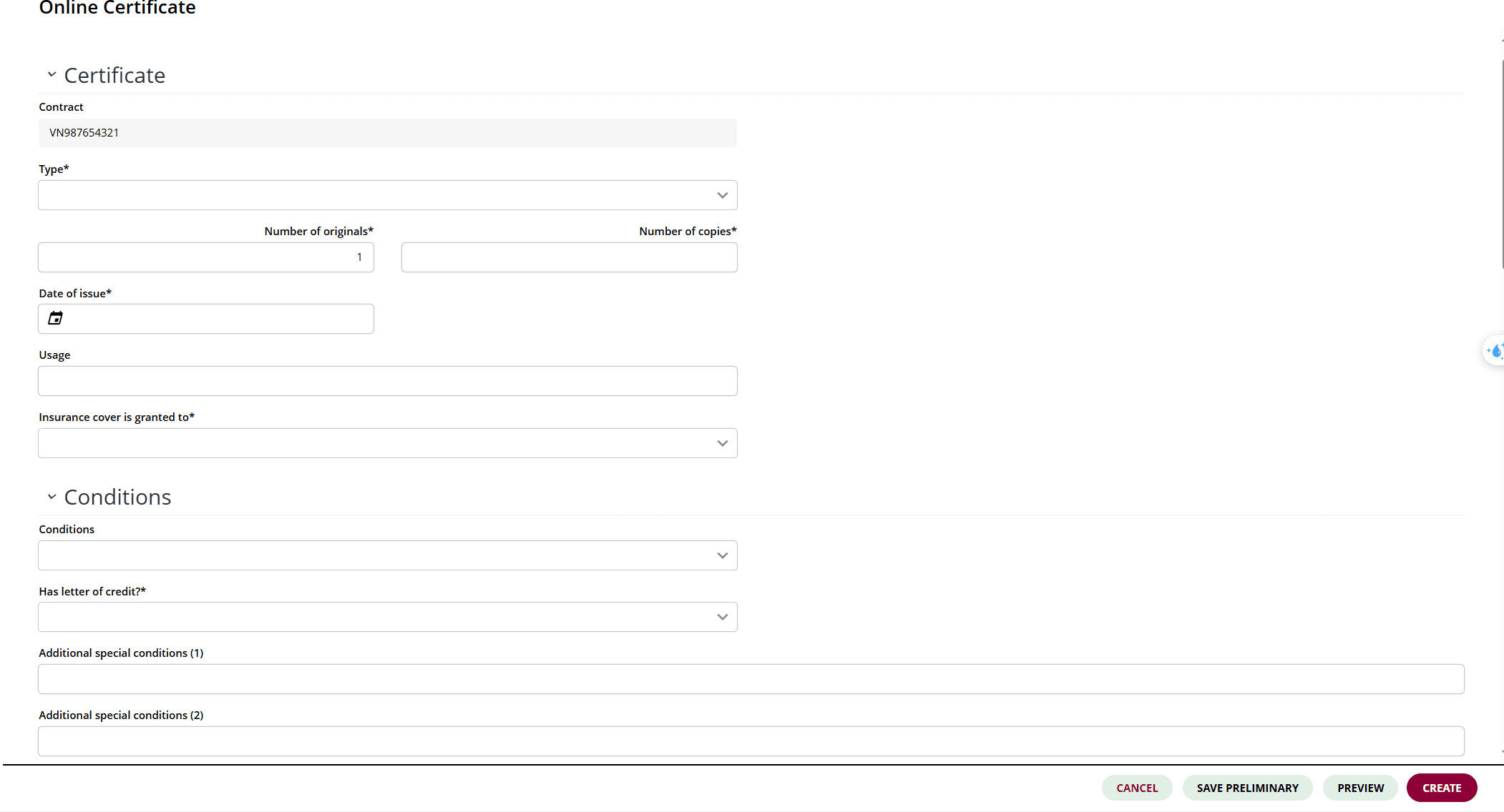 Bingding dropdown selection